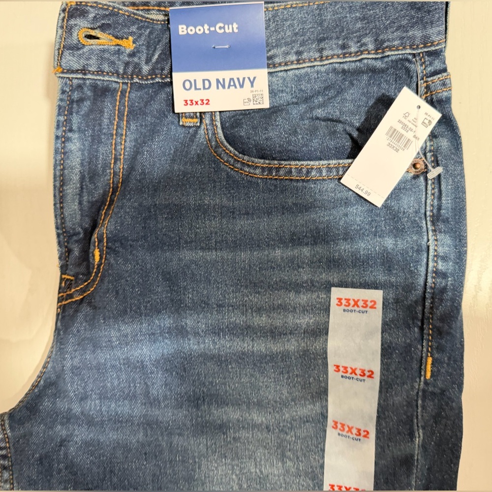 Old Navy Men's Classic Blue Bootcut Jeans